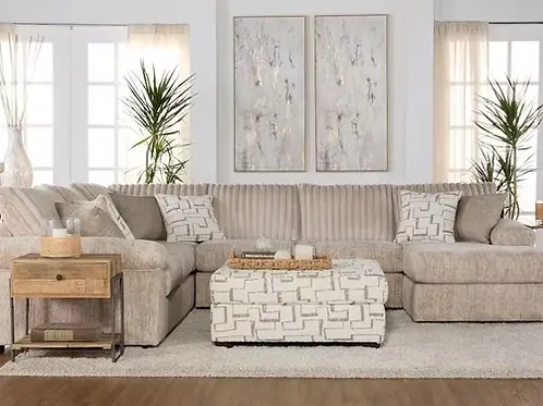 image The 3-Piece Parcher Sectional offers a perfect blend of transitional style and lounge-worthy comfort.